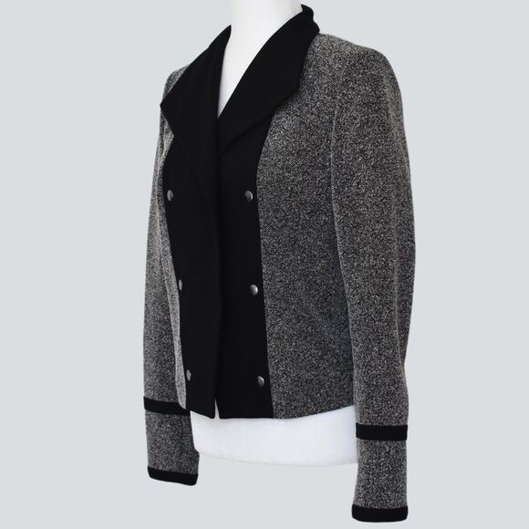 CALVIN KLEIN Women’s Fly Away Jacket Gray / Black Size S - Picture 3 of 8